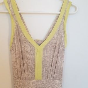 Rebecca Taylor silk snakeskin dress